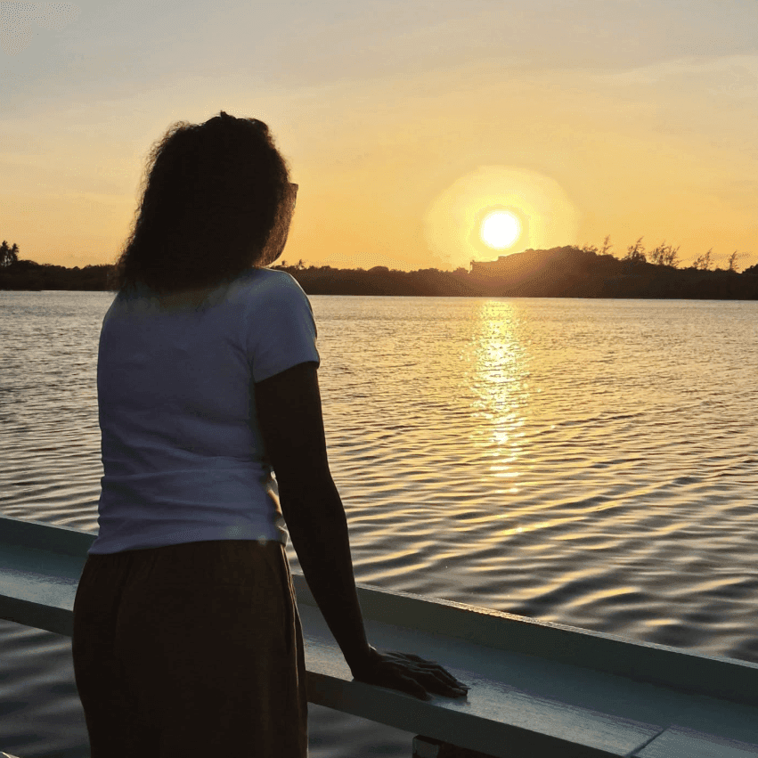 Sunset boat tour over mangroves at Prawns Lake Watamu